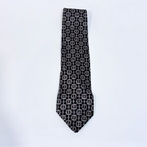 GEOFFREY BEENE Floral khaki tie